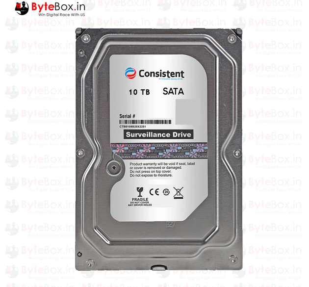 Consistent Brand 10TB SATA Hard Disk – Ultimate Storage Capacity for Power Users